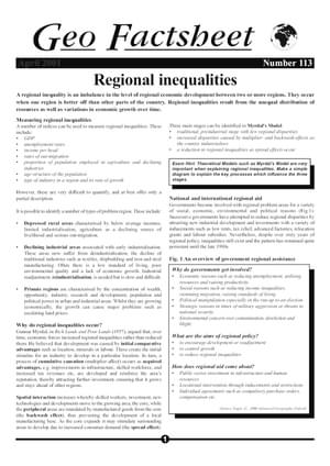 113 Regional Inequalities