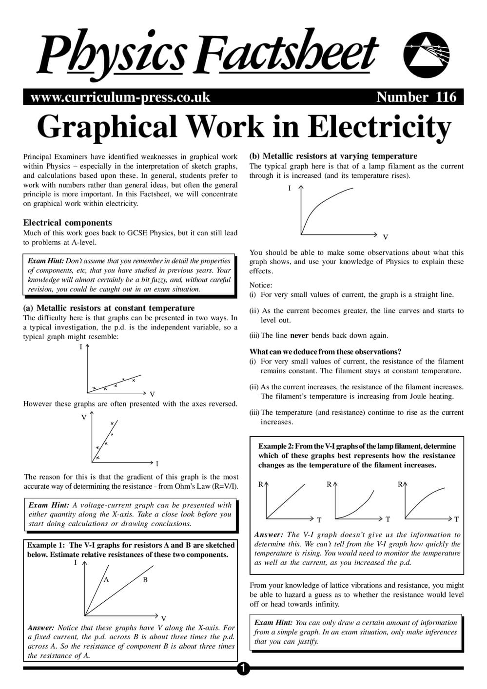 116 Graphical Work In Electricity