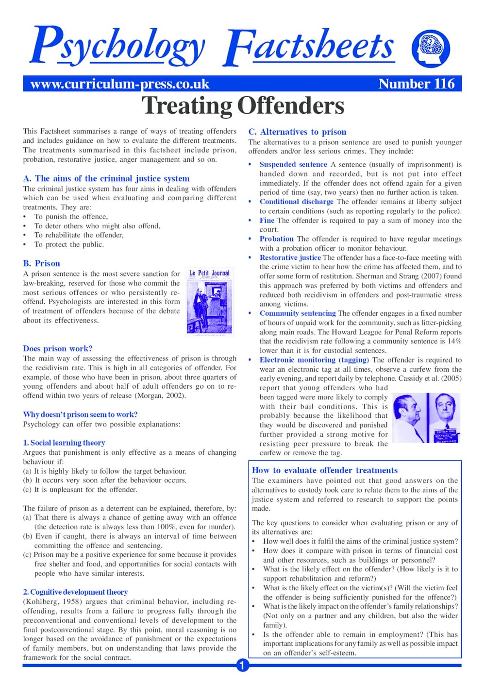 116 Treating Offenders