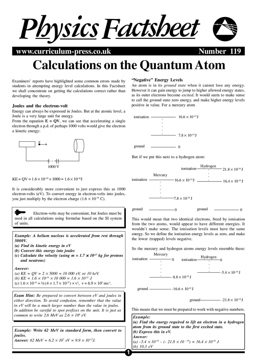 119 Quantum Atom