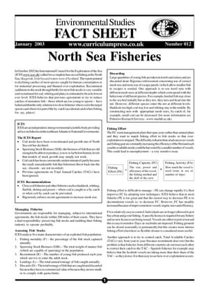 12 North Sea Fisheries