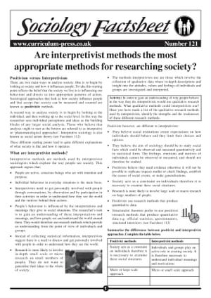 121 Interpretivist Methods