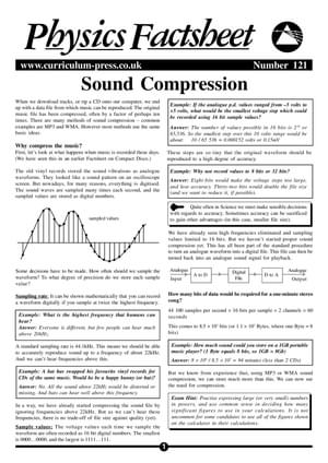 121 Sound Compression