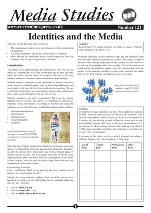 121 Identities And The Media