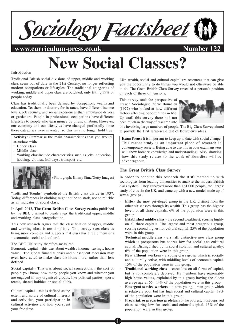 122 Social Classes