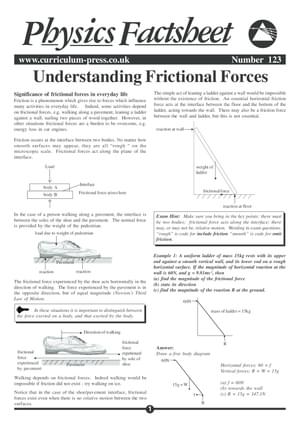 123 Frictional Forces