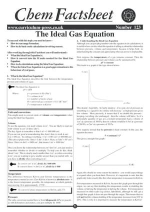 123 Gas Laws
