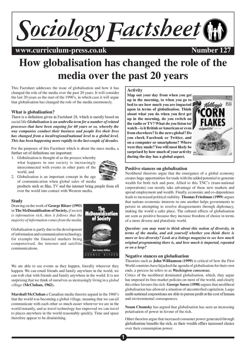 127 Globalisation Changed Role Of Media