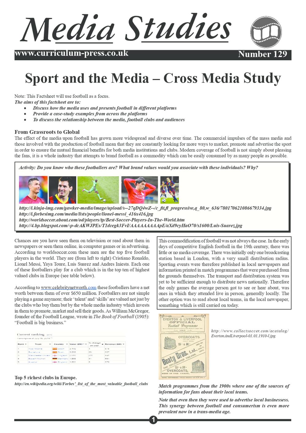 129 Sport And The Media
