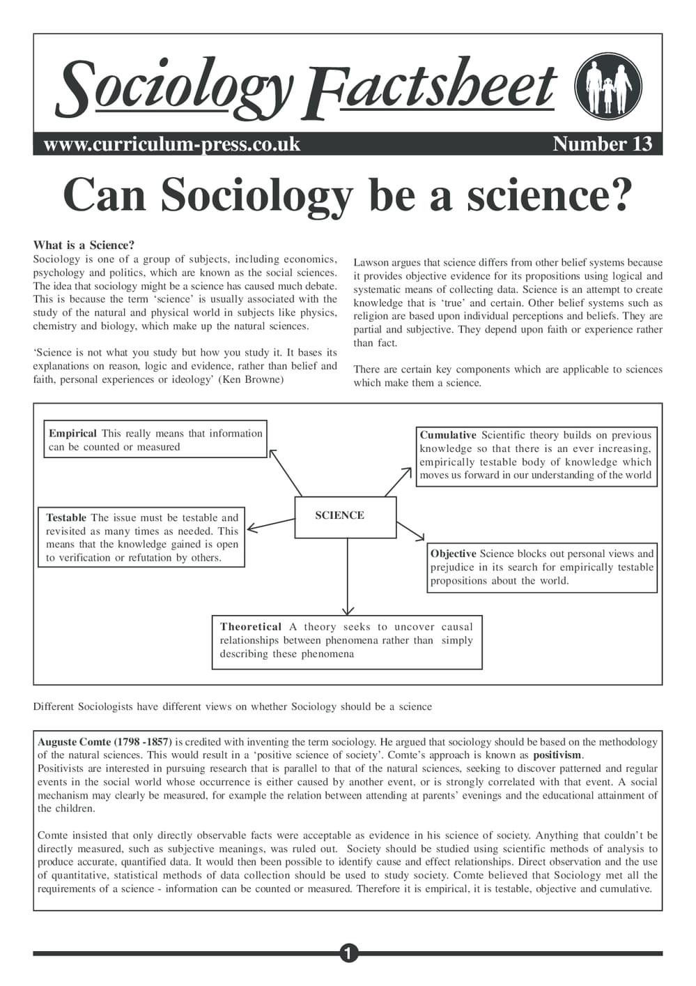 13 Sociology Be Science