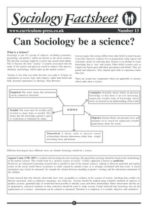 13 Sociology Be Science