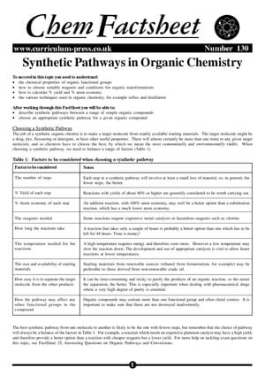 130 Syn Path Org Chem