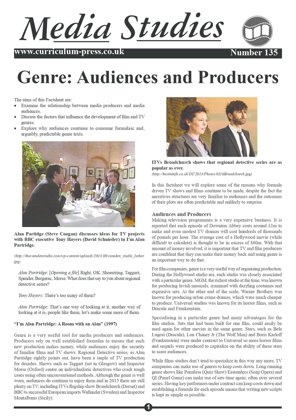 135 Genre Audiences And Producers