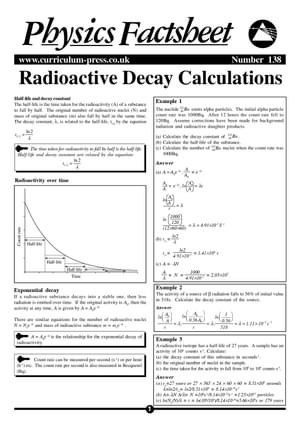 138 Rad Decay Calc