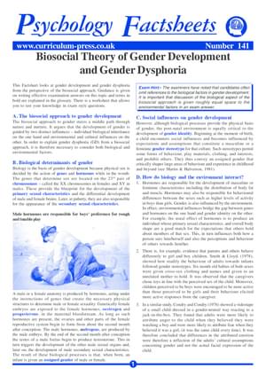 141 Theory Of Gender Development