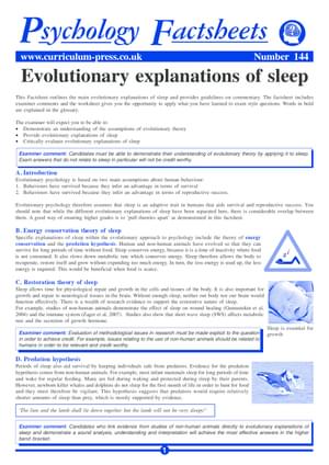 144 Explanations Of Sleep