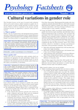 146 Cultural Gender Role