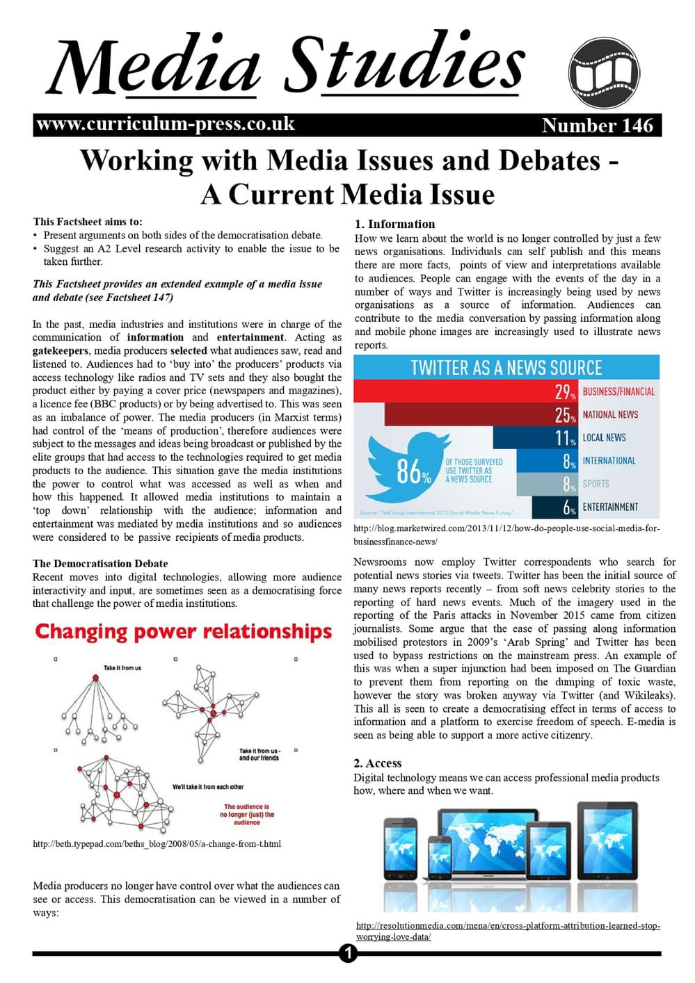 Issues In Media Curriculum Press - Working with Media Issues and Debates - A Current ...