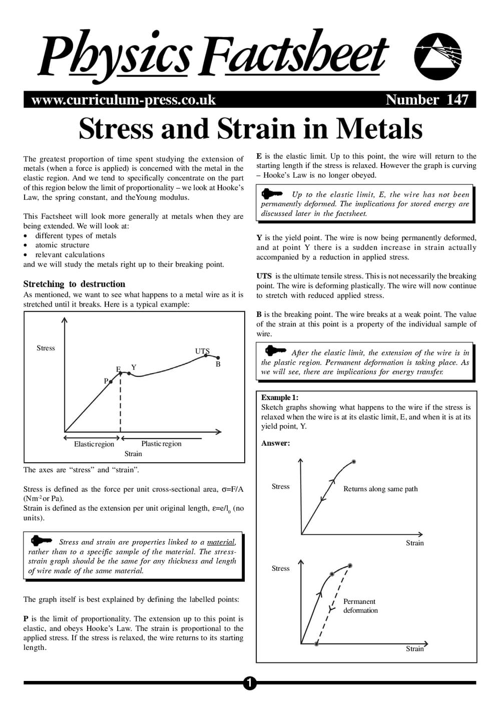 147 Stress Strain Metals
