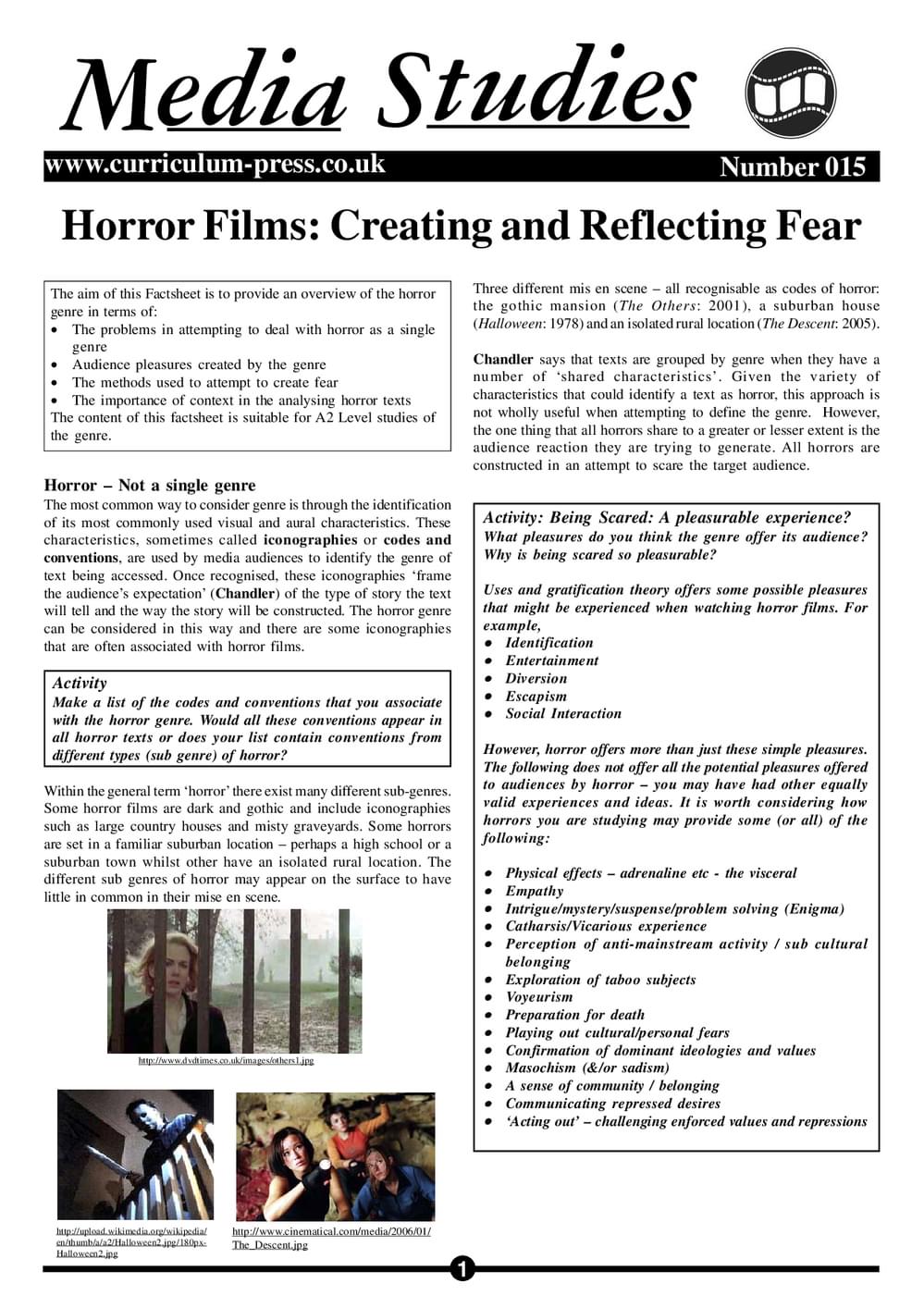 15 Horror Films