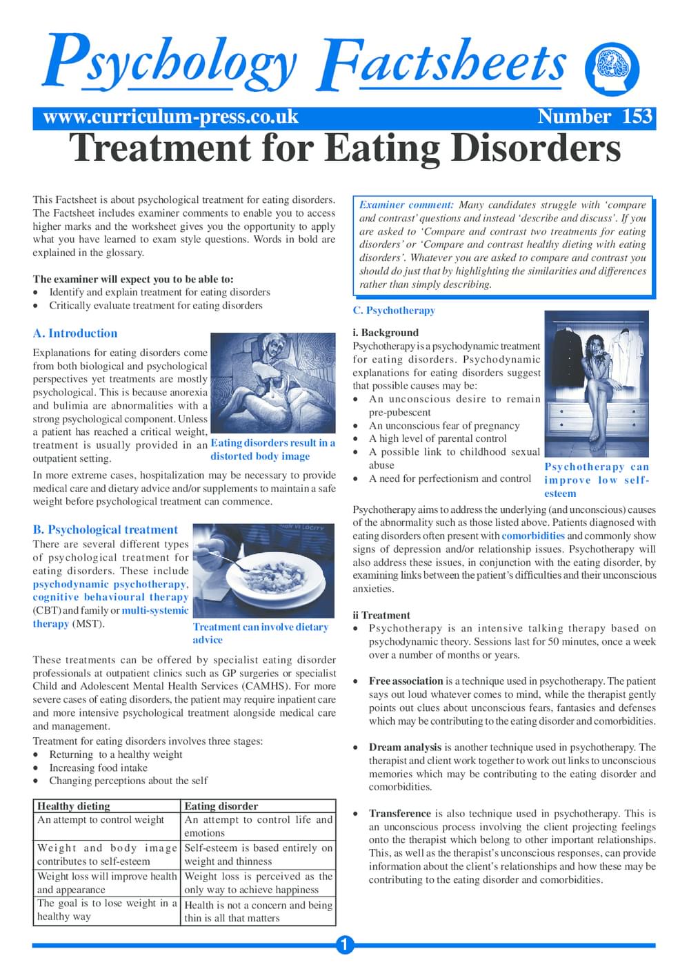 153 Treatment For Eating Disorders