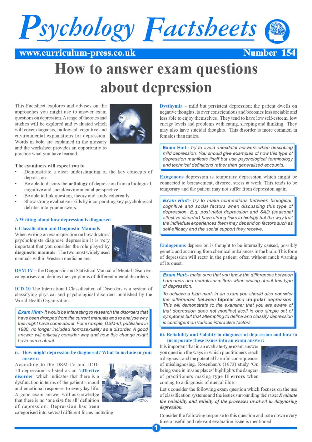 154 Questions About Depression