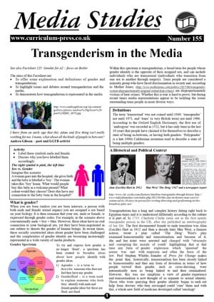 155 Transgenderism In The Media