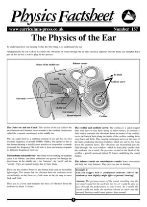 157 Physics Of Ear