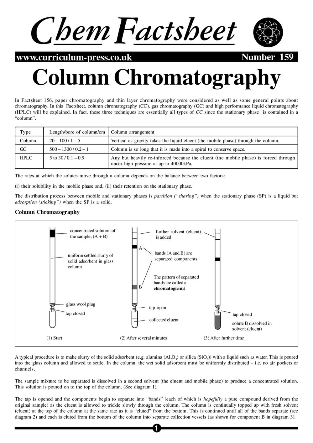 159 Column Chromo