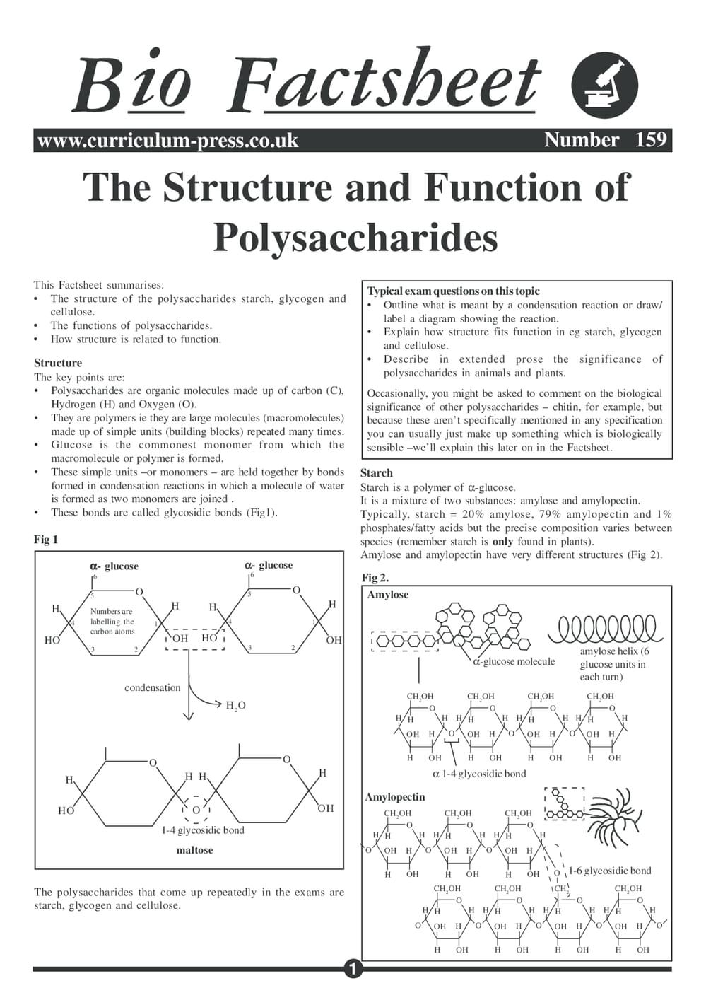 159 Polysaccharides