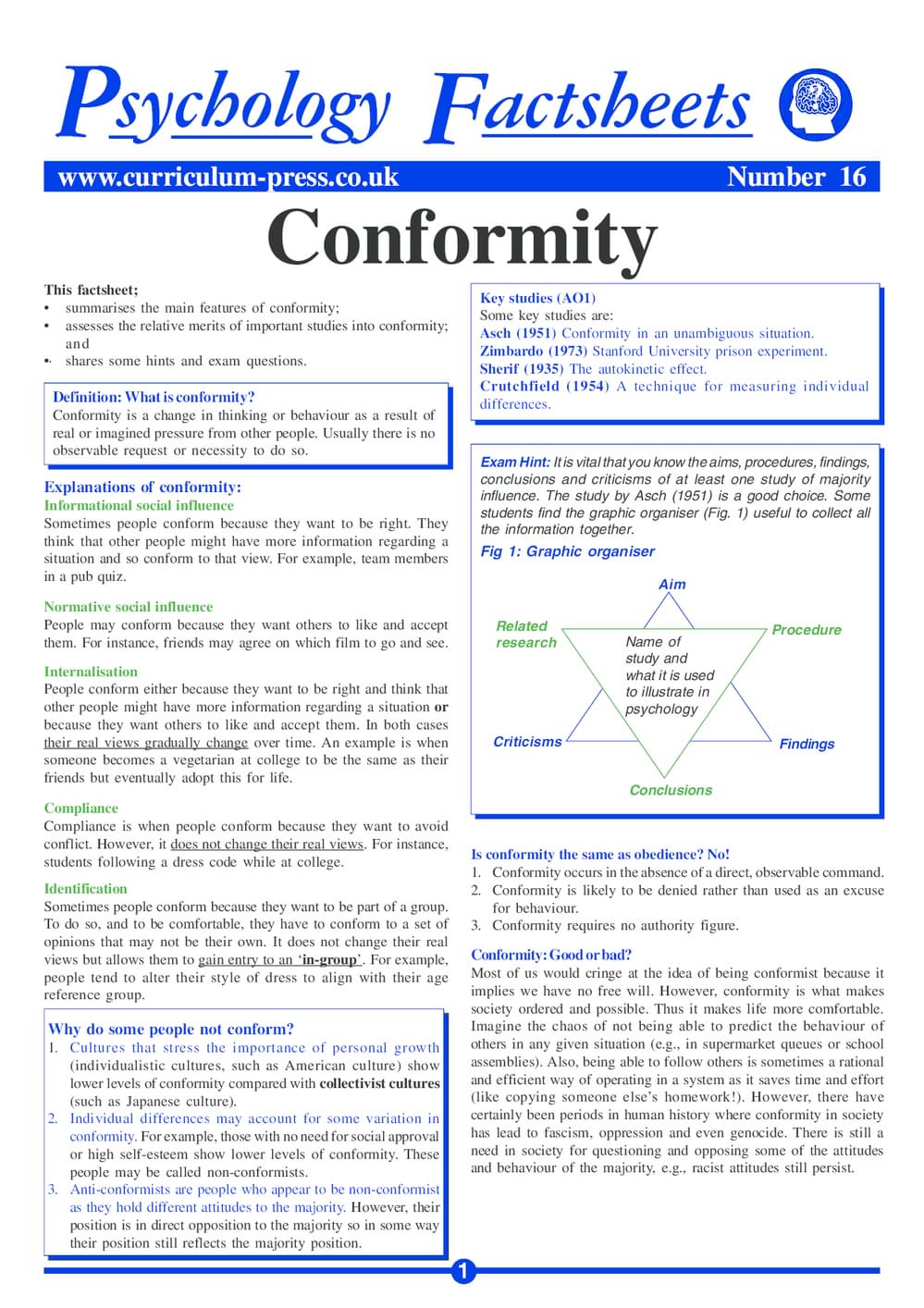 16 Conformity