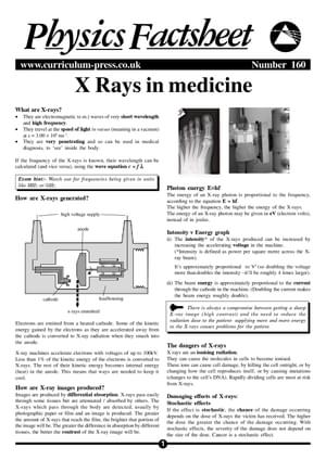 160 X Rays In Medicine