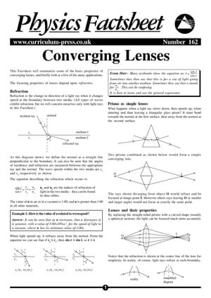 162 Converging Lenses