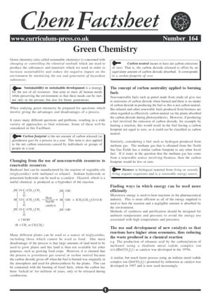 164 Green Chemistry