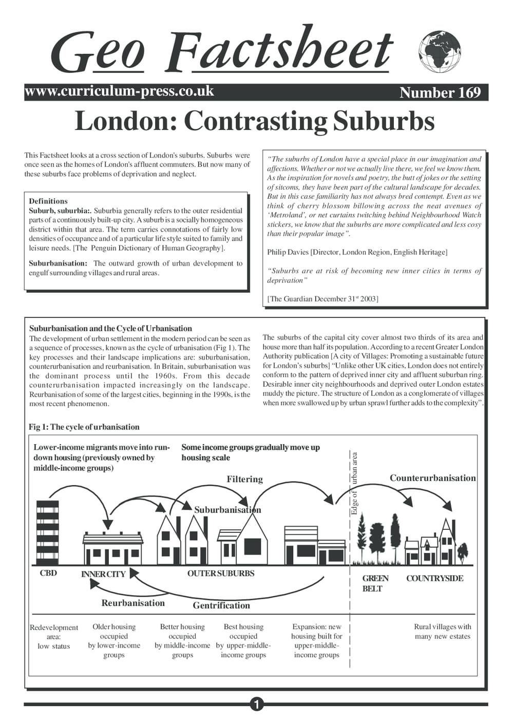 169 London   Contrast Suburbs