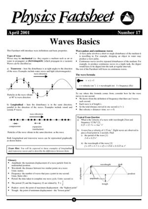 17 Waves Basics