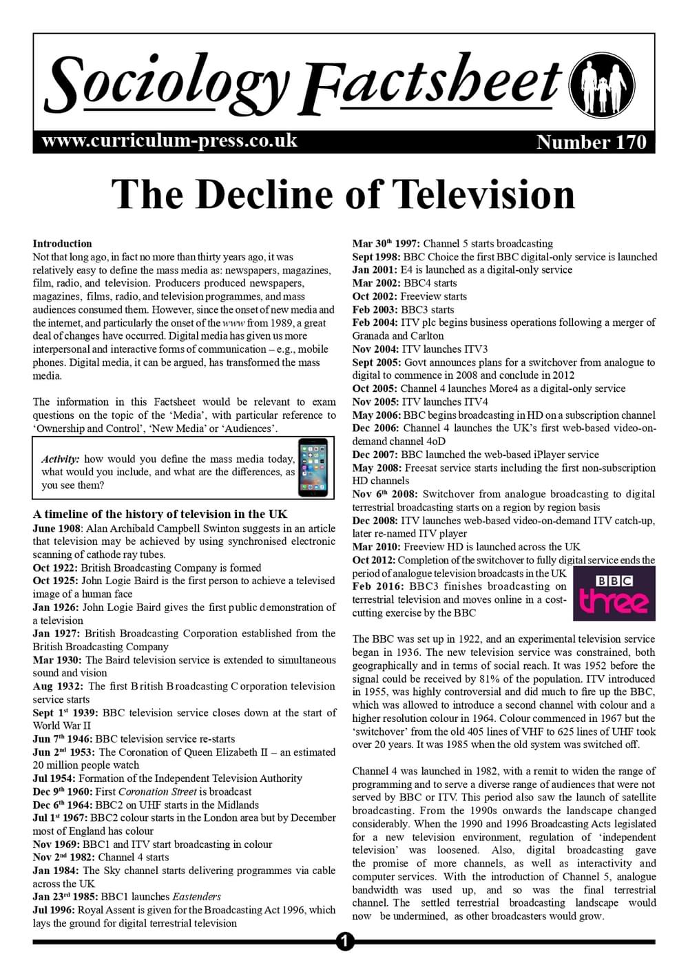 170 The Decline Of Television