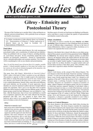 170 Gilroy   Ethnicity And Postcolonial Theory