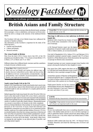172 British Asians And Family Structure
