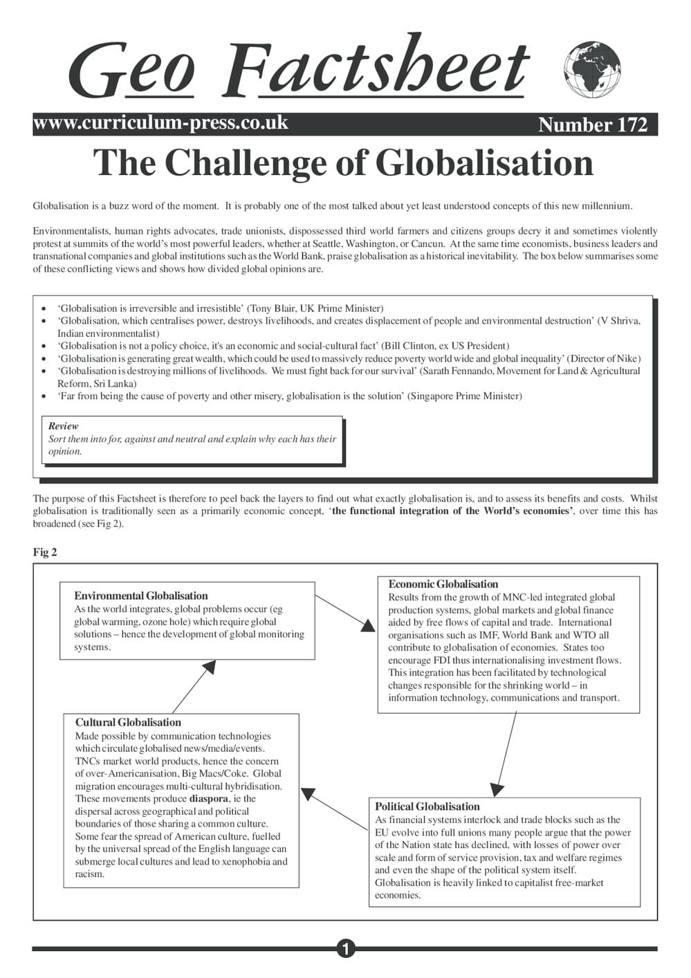 172 Challenge Of Globalisation