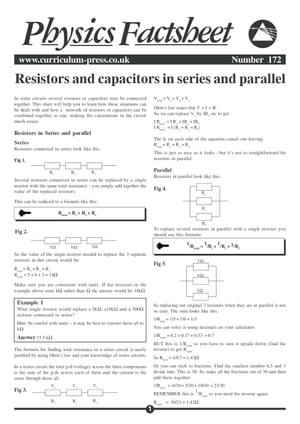 172 Resistors And Capacitors