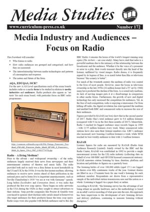 172 Media Industry And Audience   Focus On Radio