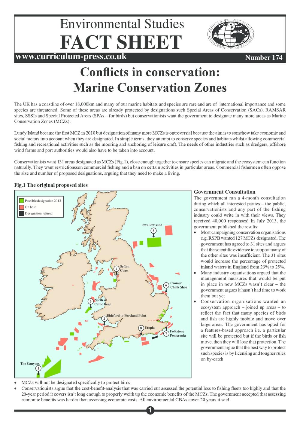 174 Marine Conservation Zones