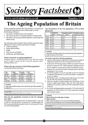 174 The Ageing Population Of Britain
