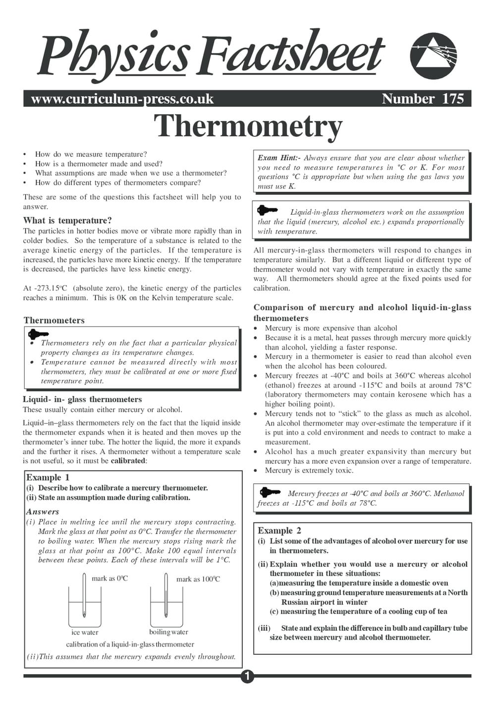 175 Thermometry
