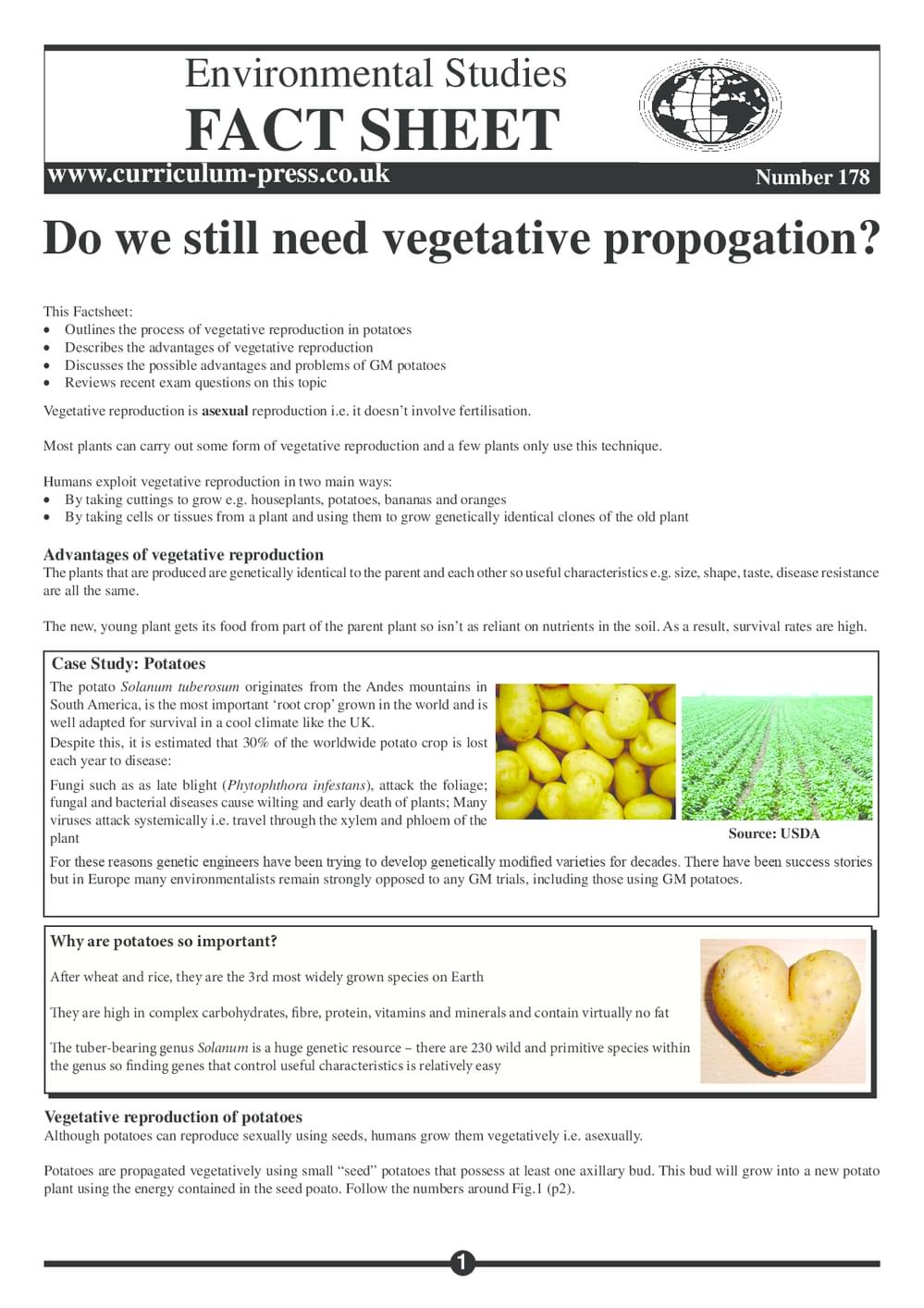 178 Vegetative Propagation