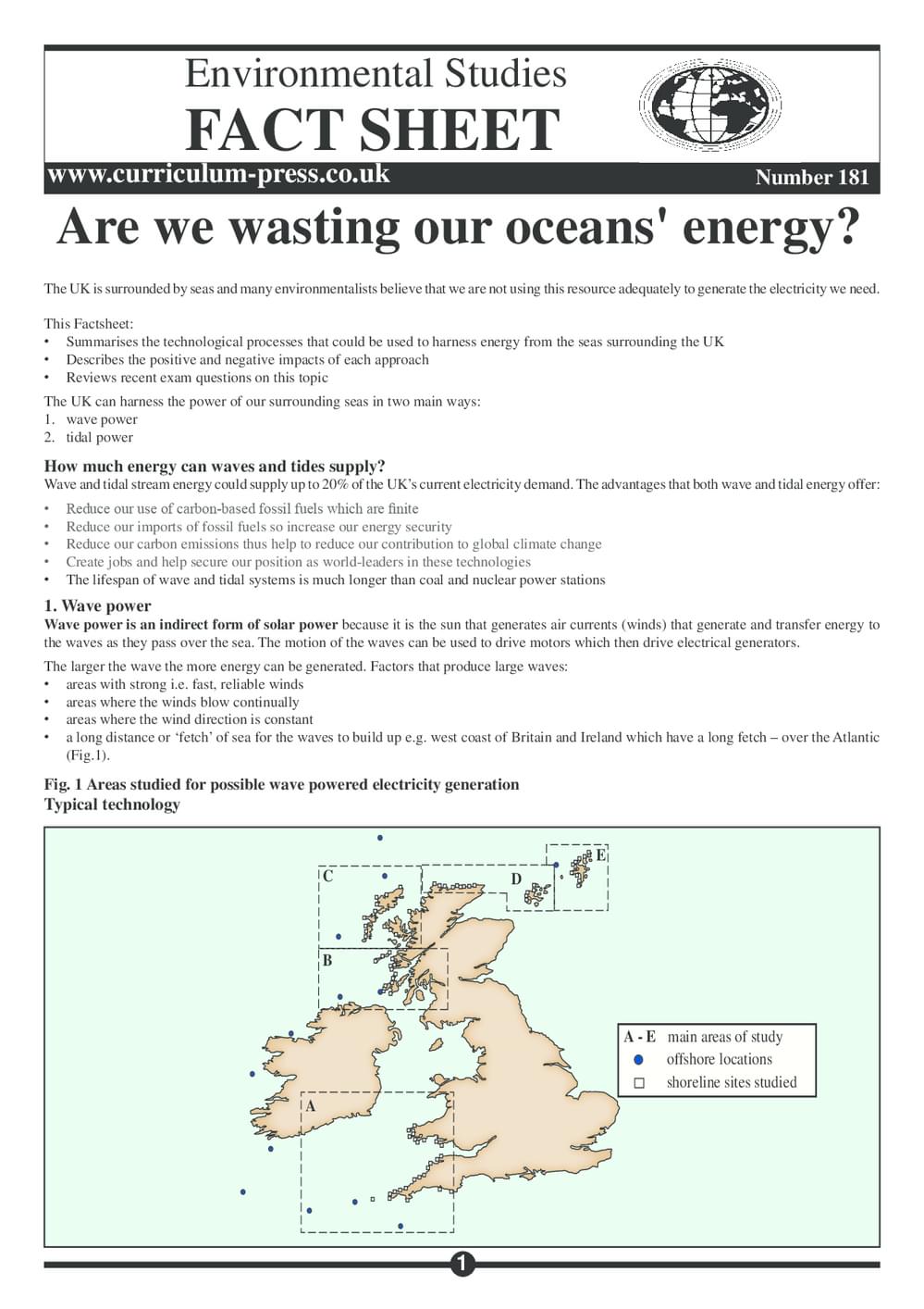 181 Are We Wasting Our Oceans Energy