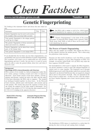 181 Genetic Fingerprint