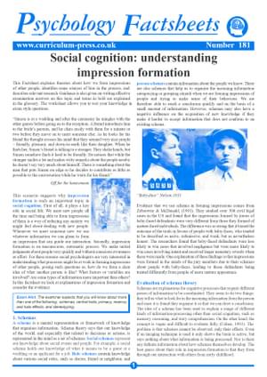 181 Understanding Impression Formation