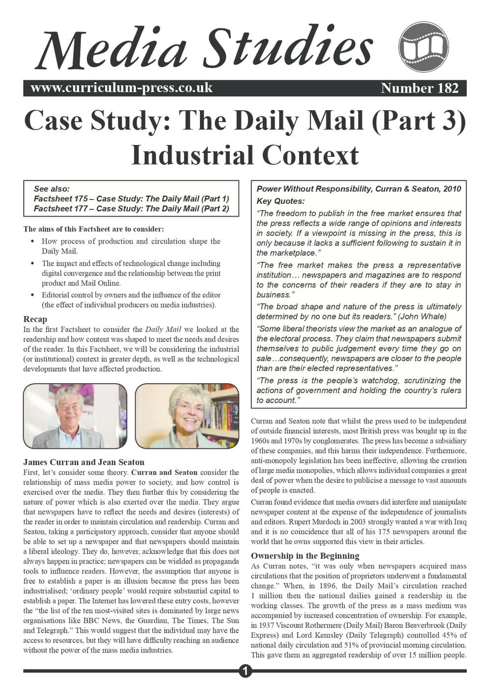 182 Daily Mail Case Study Part 3